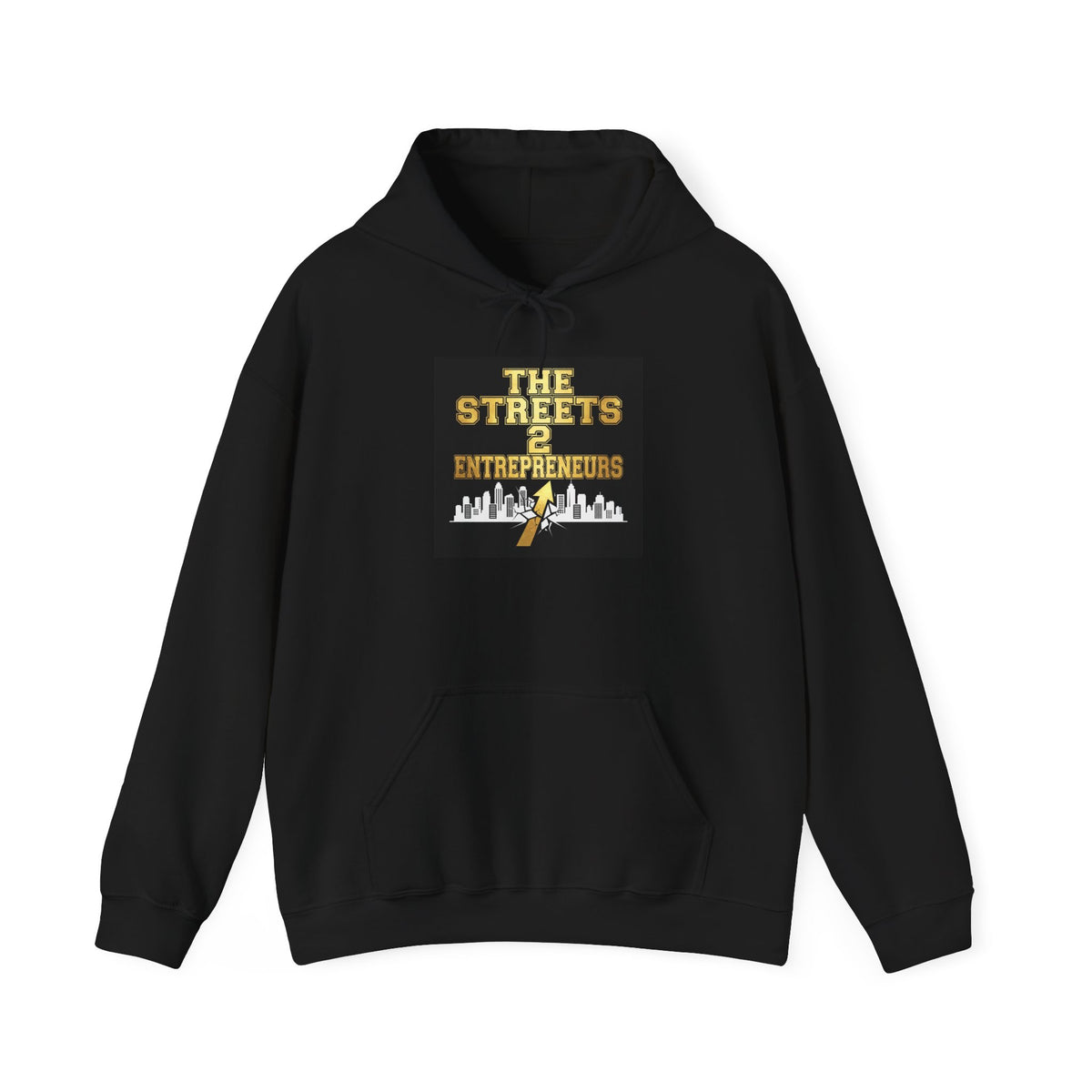 The Streets 2 Entrepreneurs Hoodie — Gold Skyline Edition