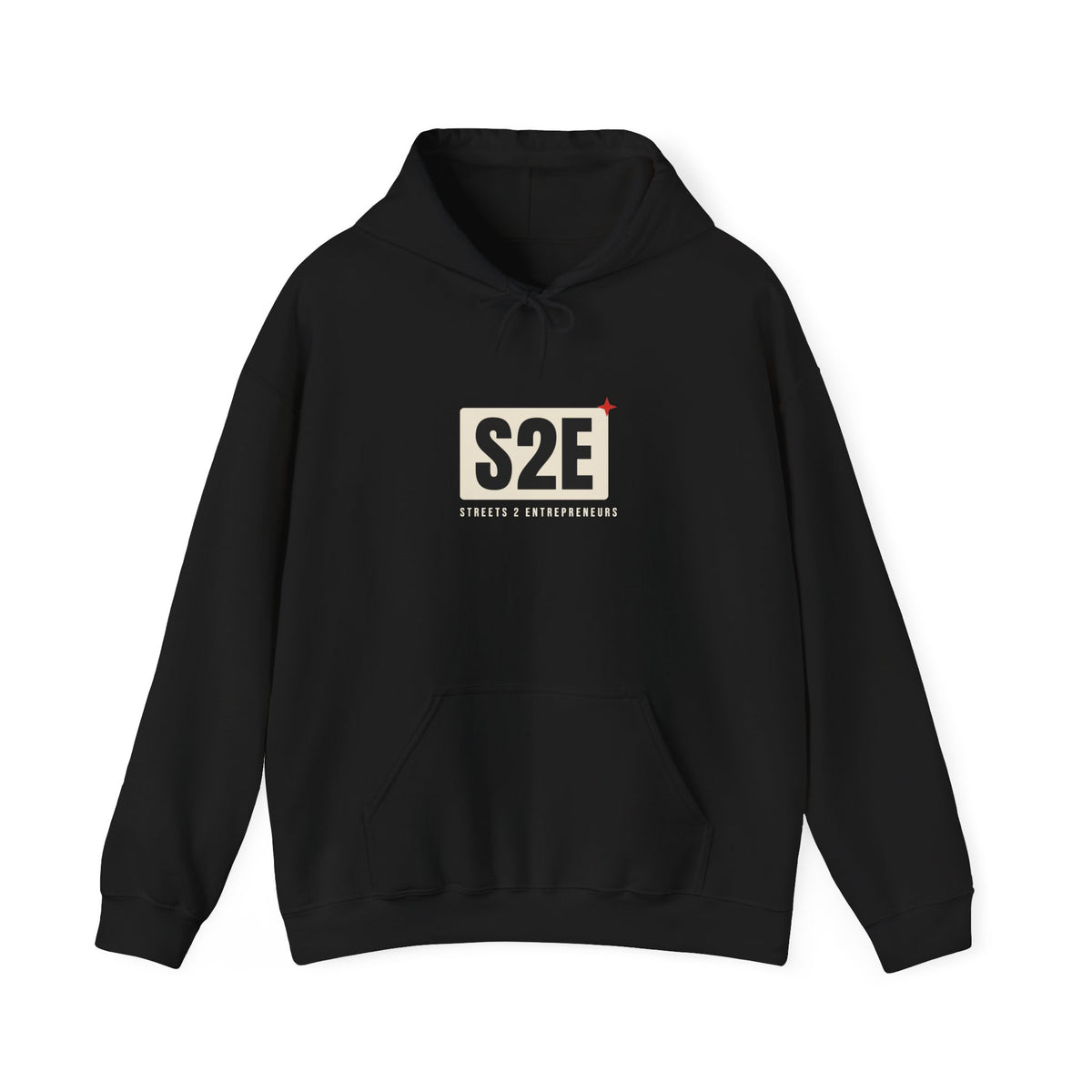 S2E Box Logo Hoodie — The Streets 2 Entrepreneurs