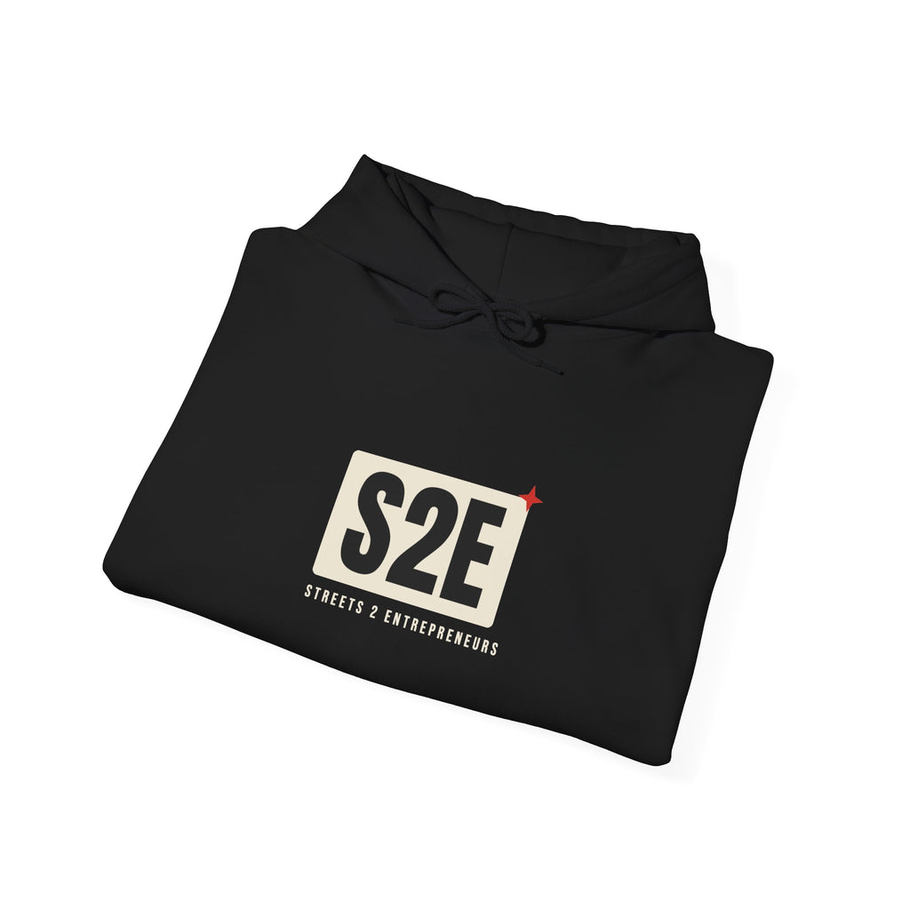 S2E Box Logo Hoodie — The Streets 2 Entrepreneurs